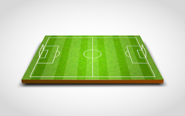 Campo da calcio o da calcio verde chiaro