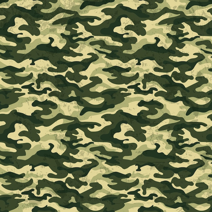 Vettore camuffamento verde con illustrazione vettoriale di sfondo effetto grunge