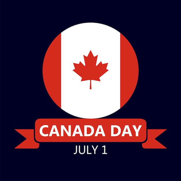 Canada day vector design eps file e file jpg