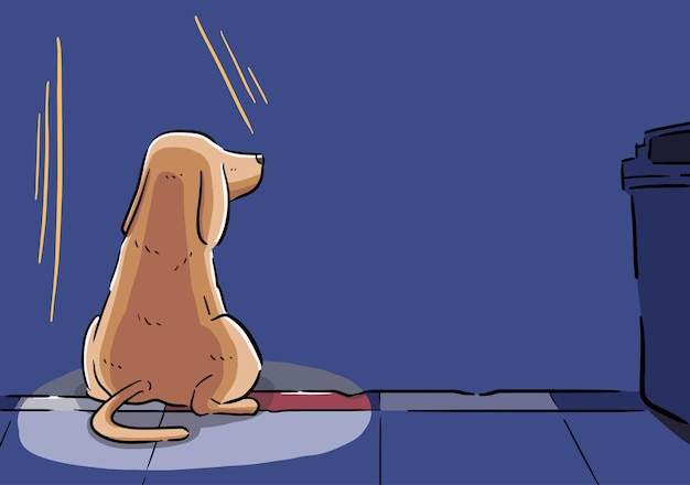 cane in attesa