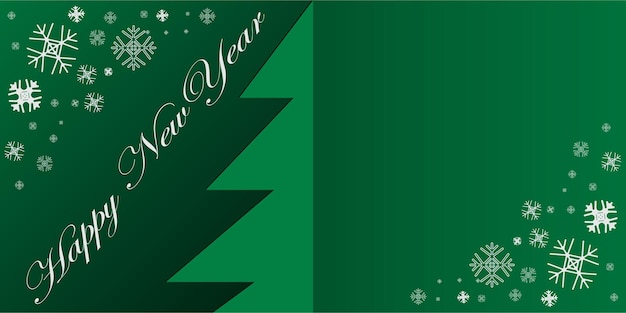 Capodanno, sfondo di Natale, cartolina o banner con posto per testo