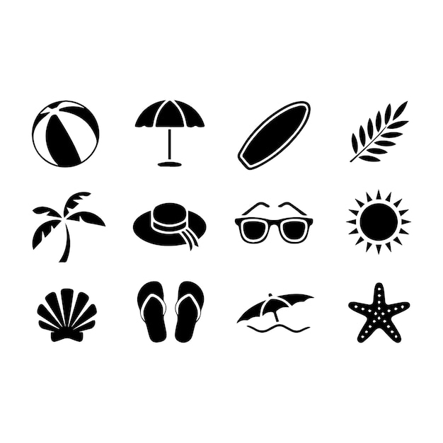Cappelli da sole e costumi da bagno con l'atmosfera della brezza dell'oceano