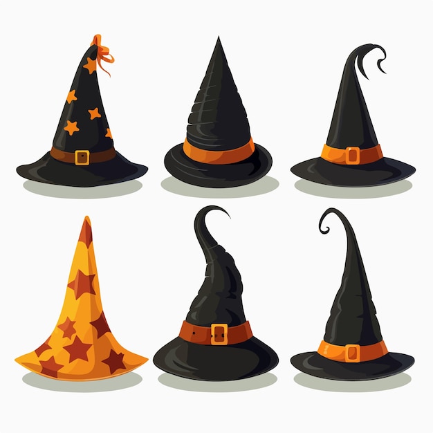 Cappello spettrale per Halloween Generazione AI di arte vettoriale