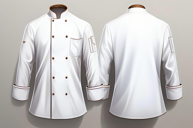 cappotto dello chef abito da chef una grafica vettoriale