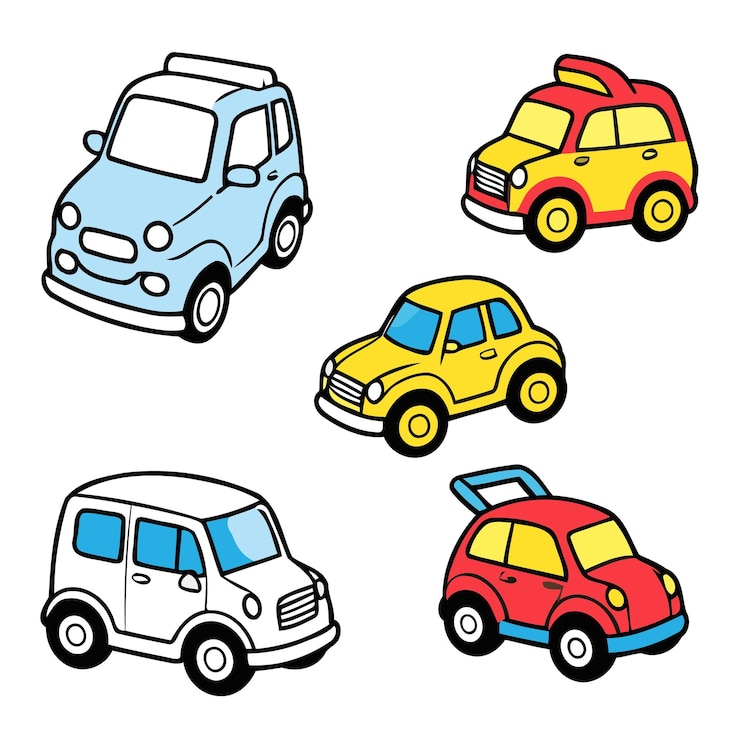 Vettore carina illustrazione vettoriale per libri di storie per bambini e libri da colorare