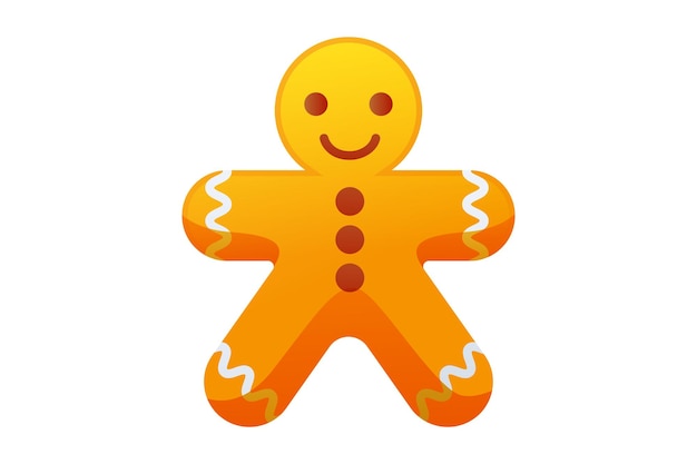 Carino adesivo per biscotti di pan di zenzero di Natale