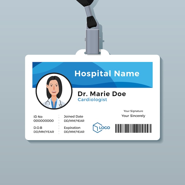 Carta d&#39;identità del medico