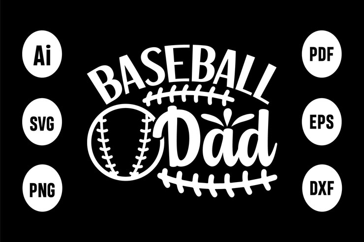 Carta da parati papà da baseball con sopra una palla da baseball e una palla