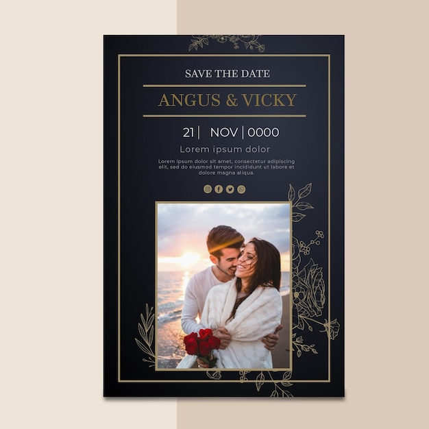 Carta di anniversario di matrimonio