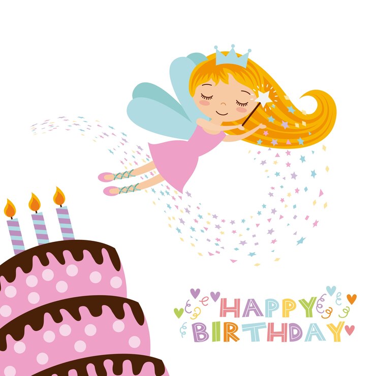 carta di compleanno fata