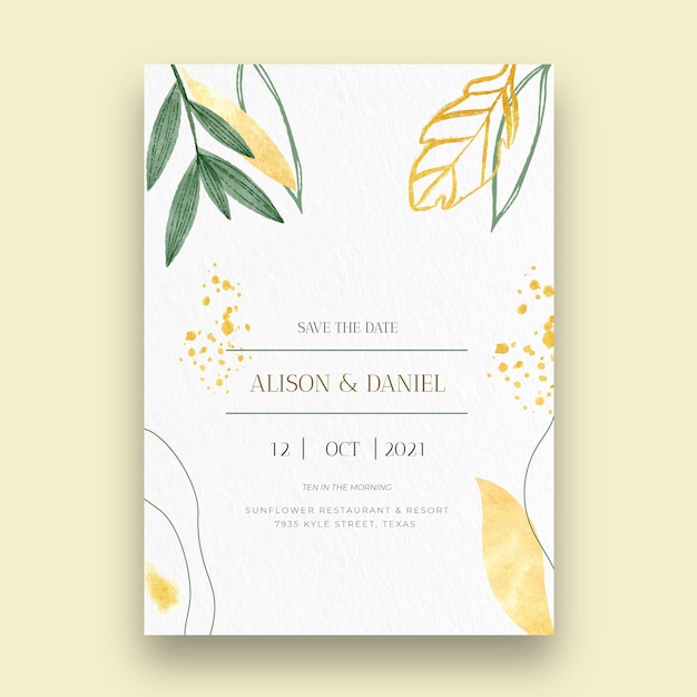Carta di matrimonio minima
