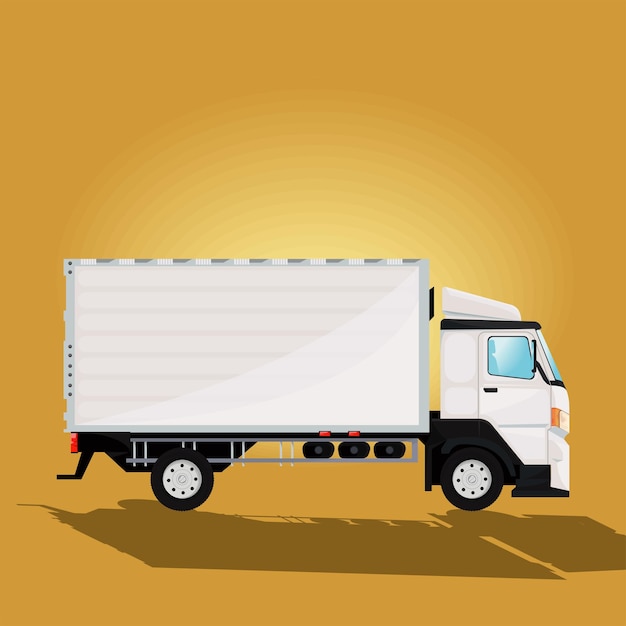 Carta per camion mockup