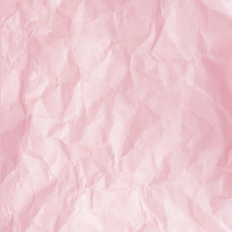 Vettore carta rosa accartocciata