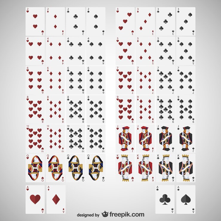 Vettore carte deck vettoriale