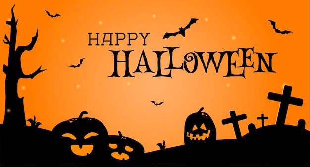Carte di halloween template vettoriali gratis