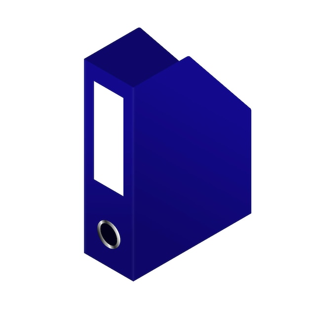 Cartella di archiviazione documenti blu