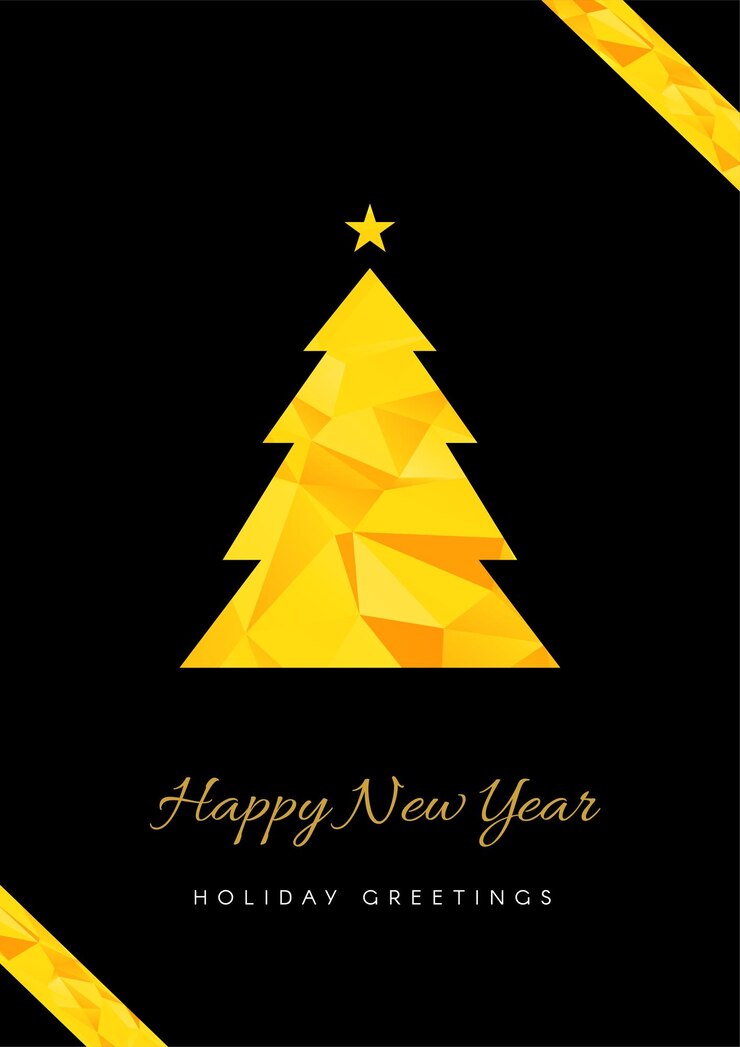 Vettore cartella di auguri di buon natale