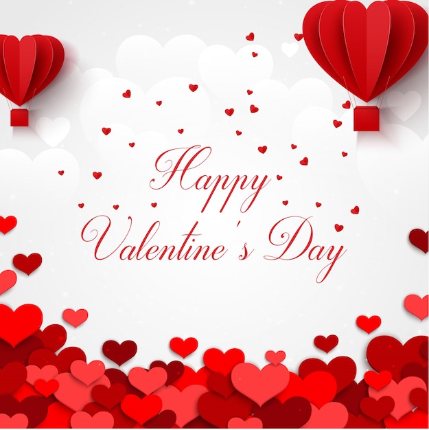 Cartolina d&#39;auguri felice di San Valentino