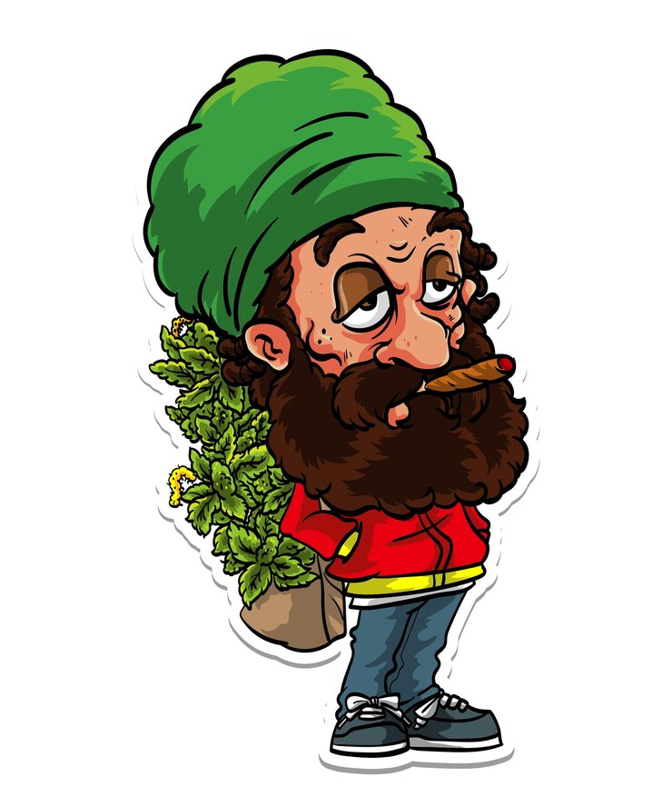 cartone animato di rastaman