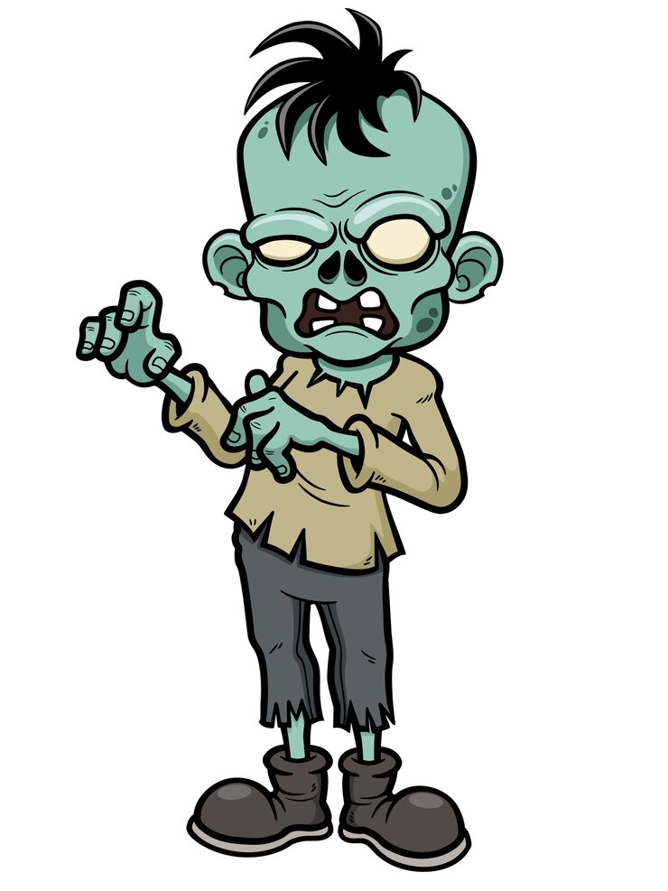 Cartone animato zombie