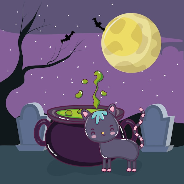 Cartoni animati per gatti di Halloween