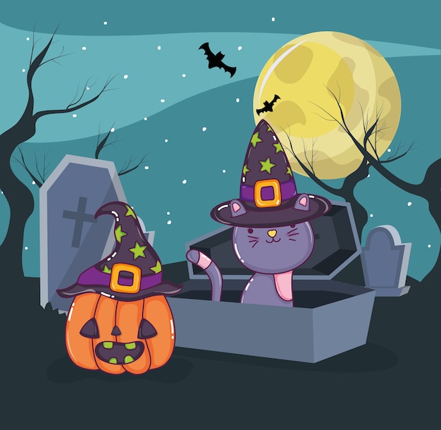 Cartoni animati per gatti di Halloween