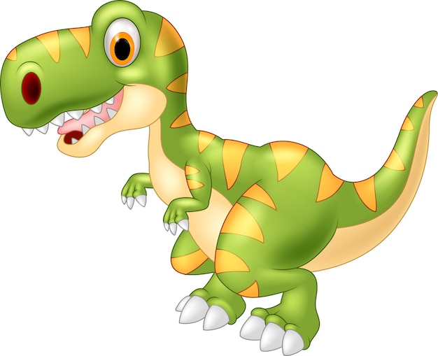 Cartoon adorabile dinosauro