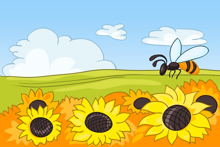 Vettore cartoon nature landscape