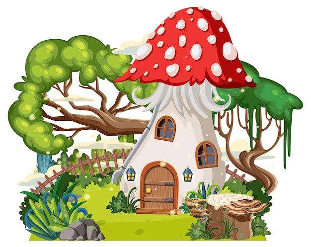 Casa da favola in stile cartone animato
