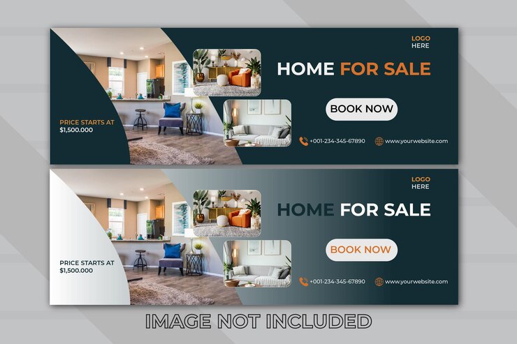 Vettore casa in vendita casa da sogno moderna casa immobiliare per modello di post sui social media della campagna