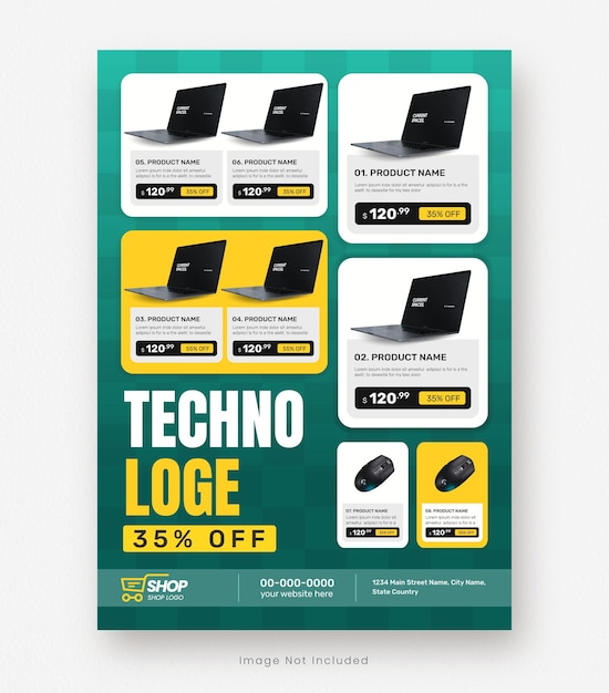 Catalogo prodotti con tecnologia gradiente con foto