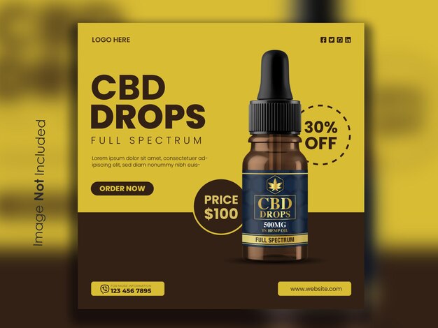 cbd rilascia banner pubblicitari sui social media