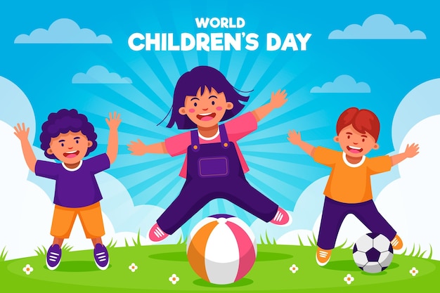 Celebrando la giornata mondiale dei bambini