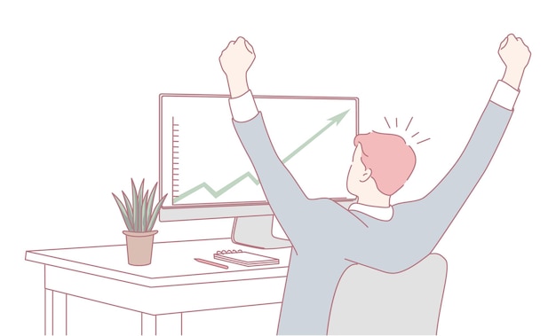 Celebrare il nostro successo al lavoro Un momento felice e degno di nota vale la pena di essere condiviso e goduto come squadra