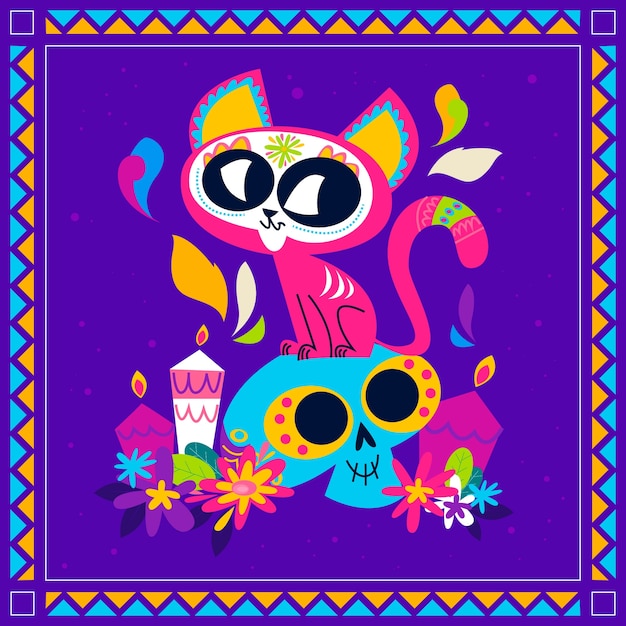 Celebrazione dell'evento Dia de muertos