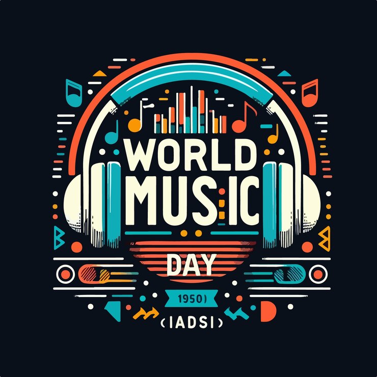 Vettore celebrazione della giornata mondiale della musica vettore illustrazione sfondo post sui social media concetto