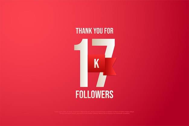 celebrazione di 17k follower con un concetto semplice.