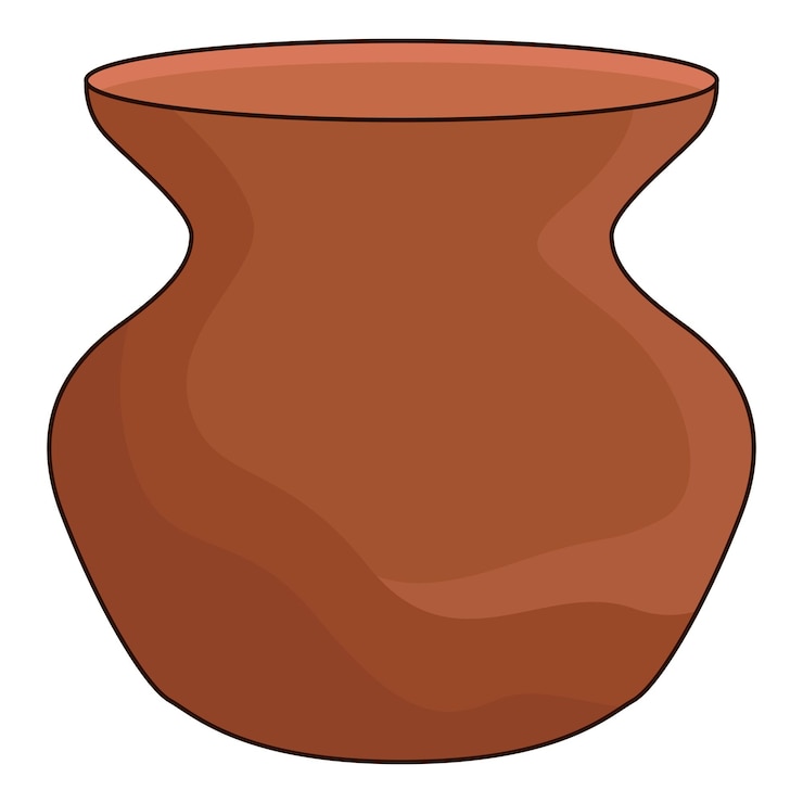 Vettore ceramiche di argilla