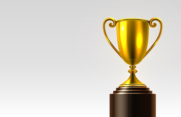 Cerimonia di premiazione coppa d'oro premio d'oro scena dell'evento cerimonia stellare illustrazione vettoriale