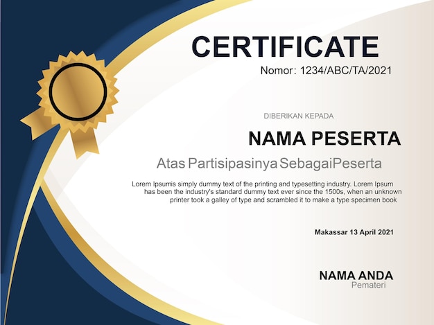 Certificato Partecipante