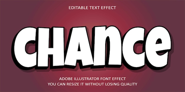Chance Text Effect