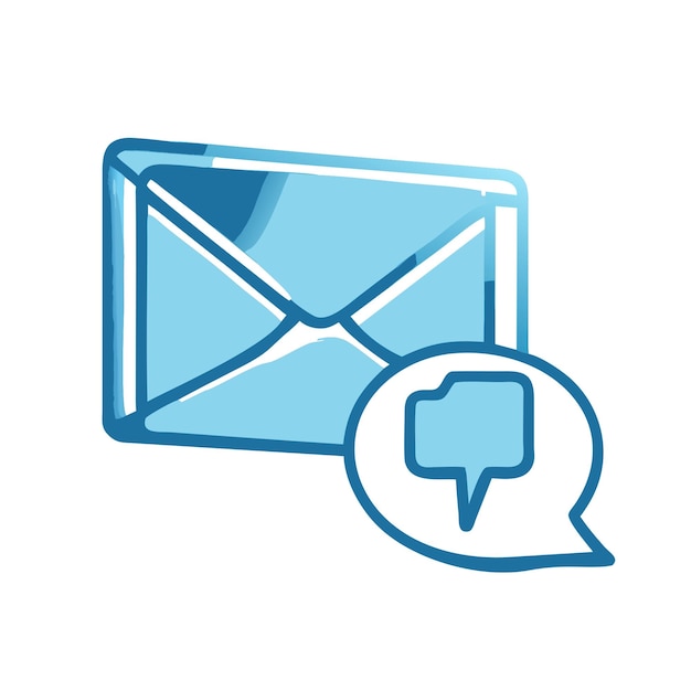 Chat Message Icon Vector Png libero strato trasparente