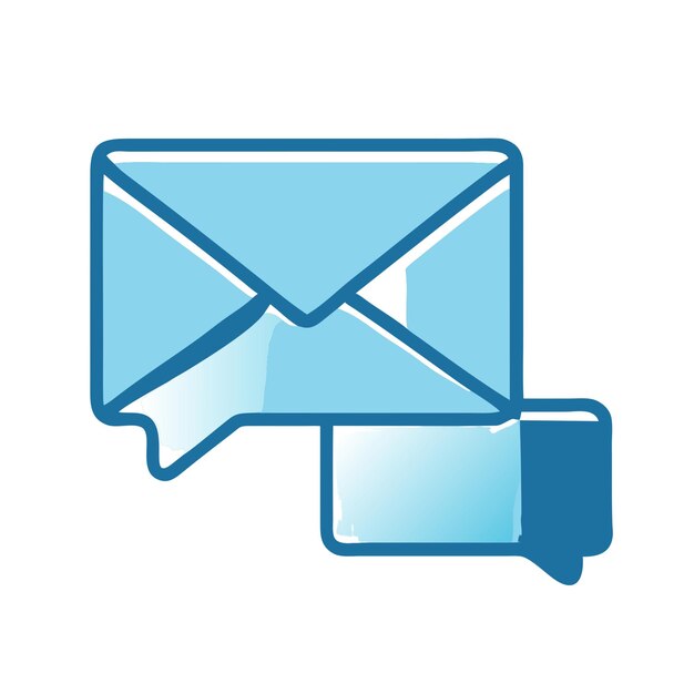 Chat Message Icon Vector Png libero strato trasparente