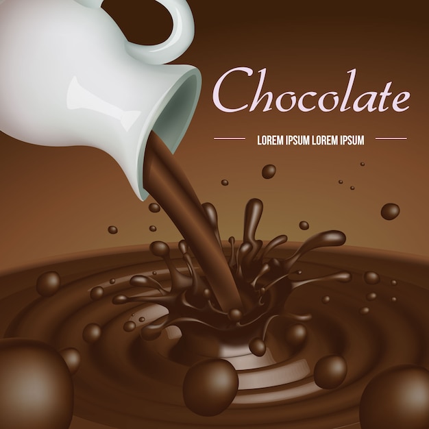 Chocolate splash