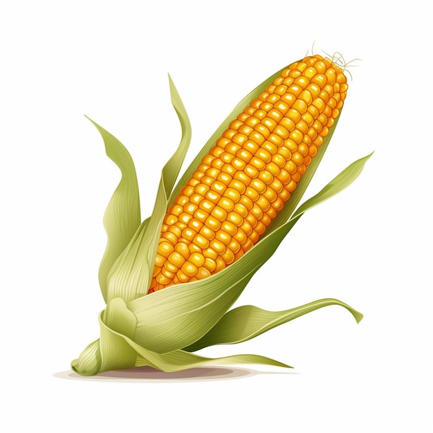 cibo vettore mais mais illustrazione grano agricoltura naturale popcorn raccolto biologico veg