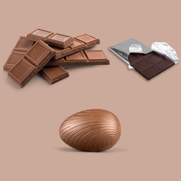 Cioccolato realistico vettoriale libero isolato
