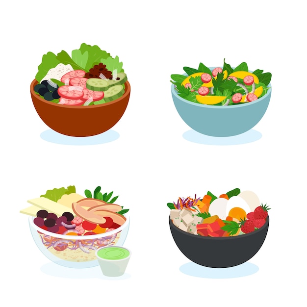 Ciotole per frutta e insalata