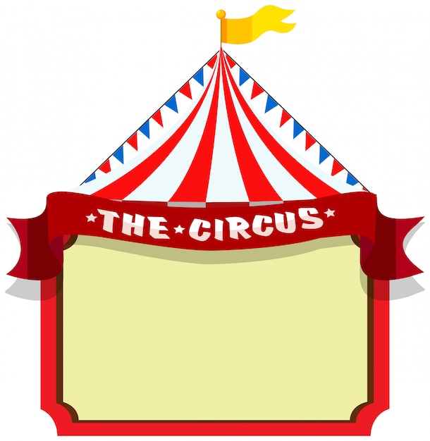 Circo, luna park, modello a tema parco divertimenti