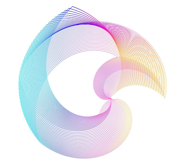 Circolare Wireframe mesh cerchi linee effetto logo element27