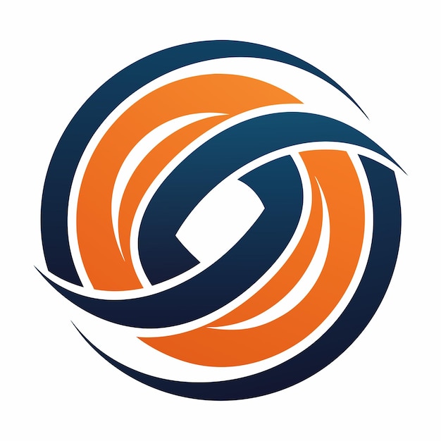 Circolo astratto Concetto di progettazione del logo